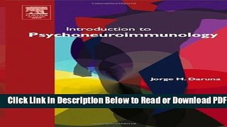 [Get] Introduction to Psychoneuroimmunology Free New