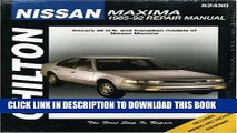 [Read PDF] Nissan Maxima, 1985-92 (Chilton Total Car Care Series Manuals) Ebook Free