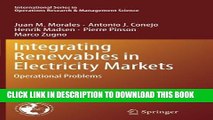 [PDF] Integrating Renewables in Electricity Markets: Operational Problems (International Series in