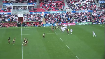 Louis Picamoles face à l'Ulster avec Northampton