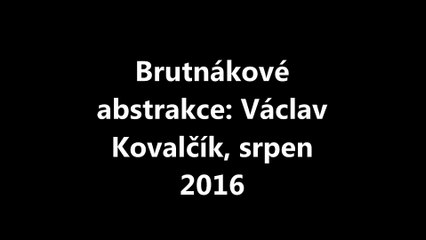 Brutnákové abstrakce: Václav Kovalčík, srpen 2016