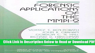 [Get] Forensic Applications of the MMPI-2 (Advances in Public Administration) Free Online