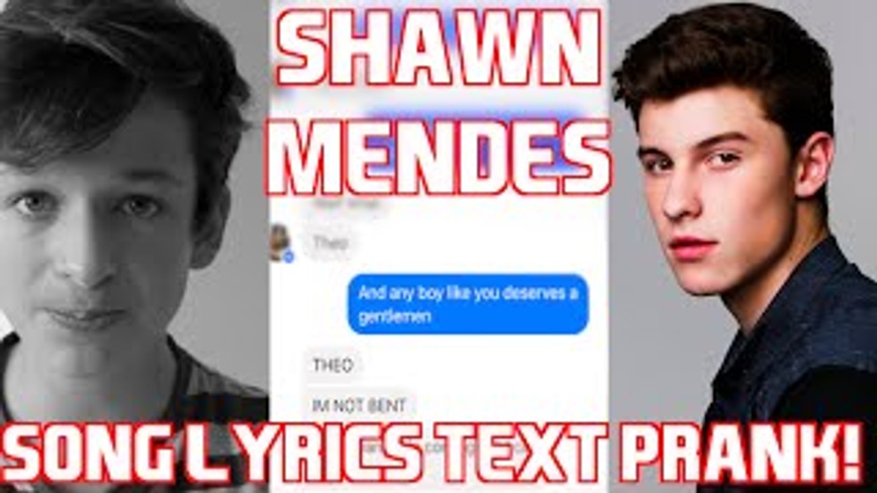 Shawn Mendes "Treat You Better" Song Lyrics TEXTING Prank - COMING OUT!!!