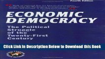 [PDF] Economic Democracy: The Political Struggle of the Twenty-First Century, 4th Edition, cloth