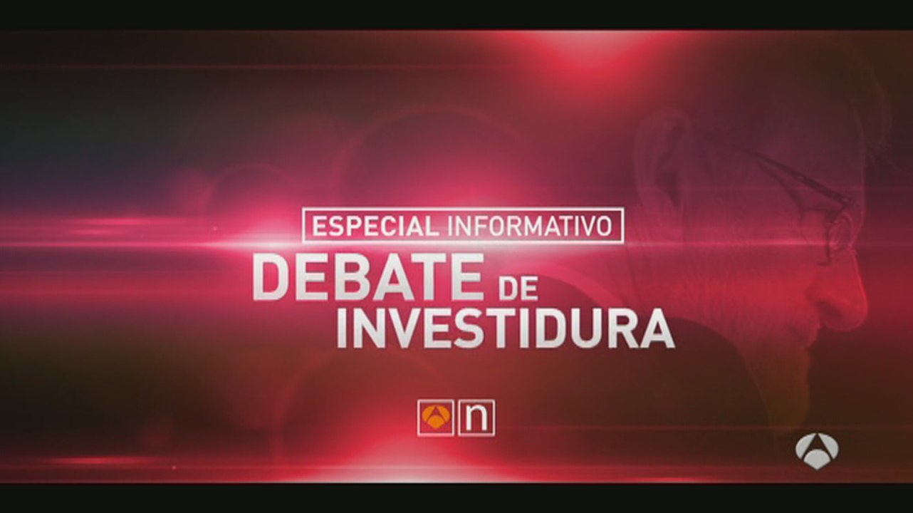 Antena 3 Noticias - Cabecera Especial Informativo 'Debate de Investidura' (2016)