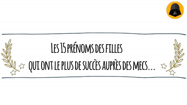 Voici 15 prénoms de filles qui attirent le plus les hommes