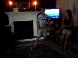 John Showing off his dance moves