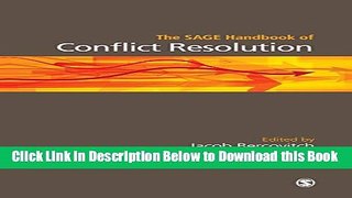 [Reads] The SAGE Handbook of Conflict Resolution Online Ebook