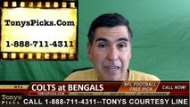 Cincinnati Bengals vs. Indianapolis Colts Free Pick Prediction NFL Preseason Pro Football Odds Preview 9-1-2016
