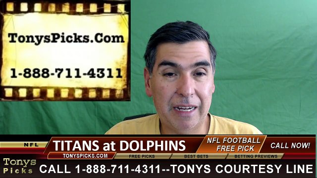 Miami Dolphins vs. Tennessee Titans Free Pick Prediction NFL Preseason Pro Football Odds Preview 9-1-2016