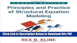 [Read] Principles and Practice of Structural Equation Modeling, Fourth Edition (Methodology in the