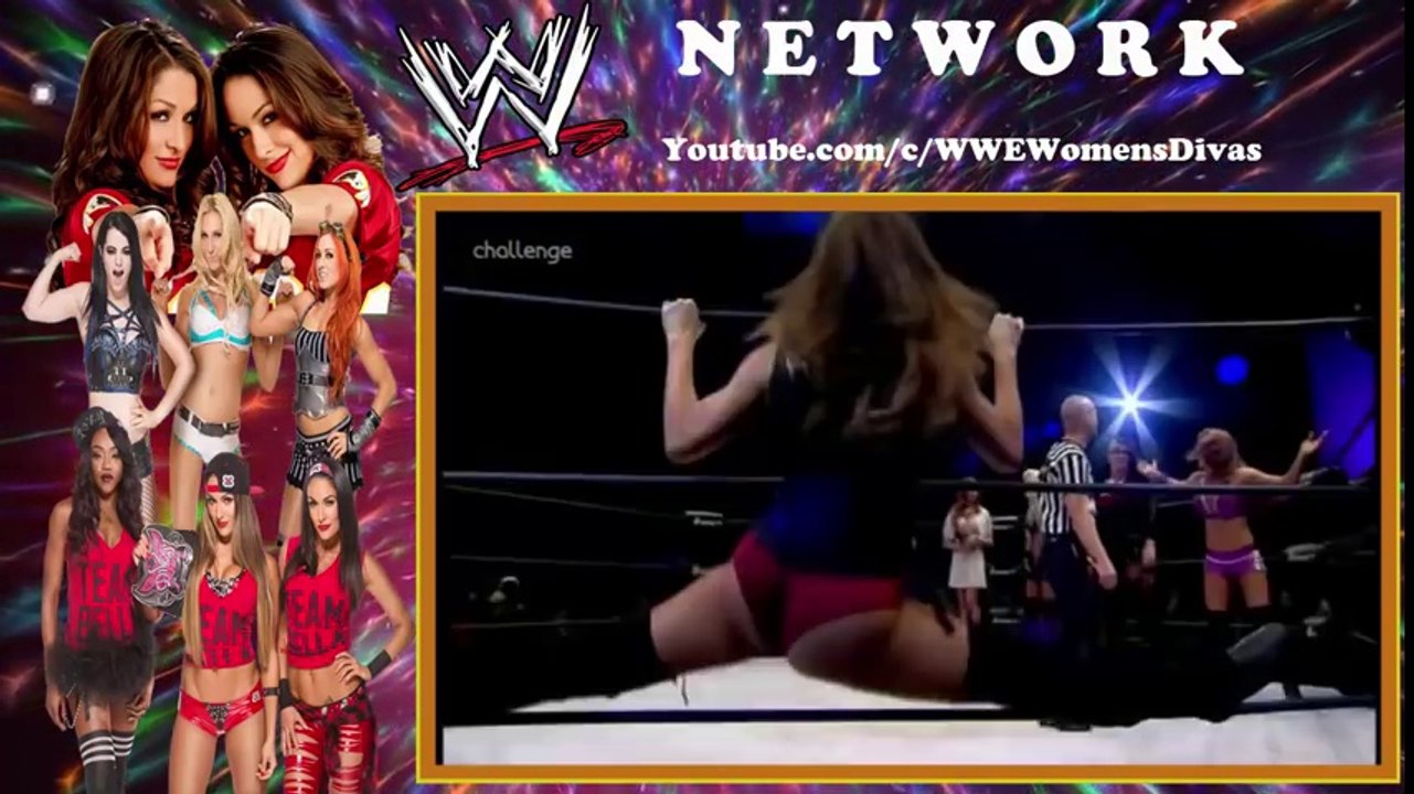 Six Knockouts Tag Team Angelina love vs Team Taryn Terrell