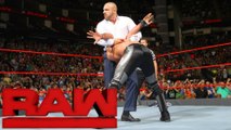 WWE RAW 8/29/16 Roman Reigns vs Seth Rollins vs Kevin Owens vs Big Cass 720p HD
