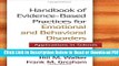 [Get] Handbook of Evidence-Based Practices for Emotional and Behavioral Disorders: Applications in
