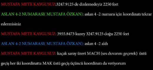 Darbe Girişiminde Başkenti Bombalayan Pilotların Telsiz Konuşmaları Ortaya Çıktı