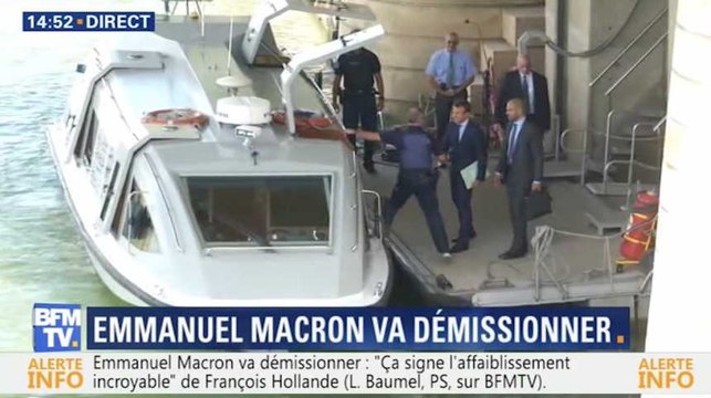 Macron en bateau pour poser sa démission: d'autres politiques ont soigné leur sortie