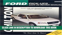 [Read PDF] Ford F-150 Pick-Ups 2004-06 (Chilton Total Car Care Series Manuals) Download Free