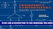 New Book Frequency Synthesizers: Theory and Design