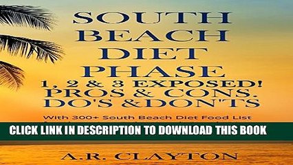 [PDF] South Beach Diet Phase 1, 2   3 Exposed!: Pros   Cons. Do s   Don ts Popular Online