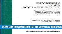 Collection Book Division and Square Root: Digit-Recurrence Algorithms and Implementations