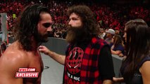 Seth Rollins confronts Stephanie McMahon after Raw goes off the air- Raw Fallout