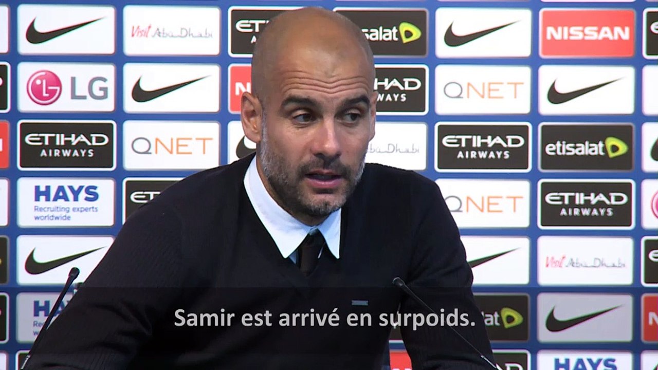 Man City - Guardiola : "Nasri est arrivé en surpoids"