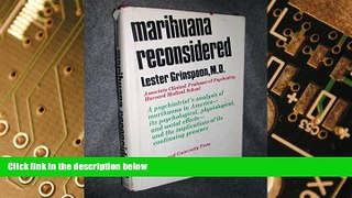 Big Deals  Marijuana Reconsidered  Best Seller Books Best Seller