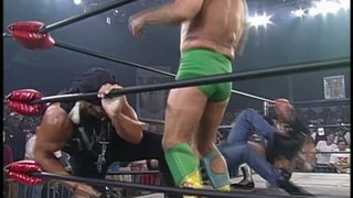 NWO assaults Sting, Luger and Horsemen, WCW Monday Nitro 26.08.1996