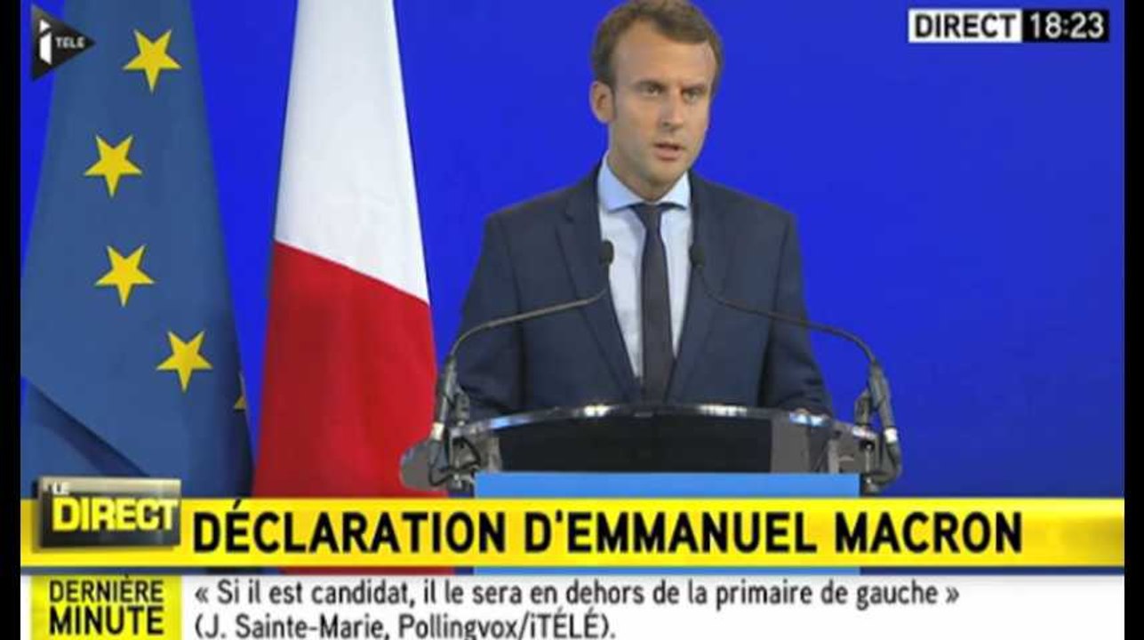 Macron : "Je souhaite entamer une nouvelle étape de mon combat"