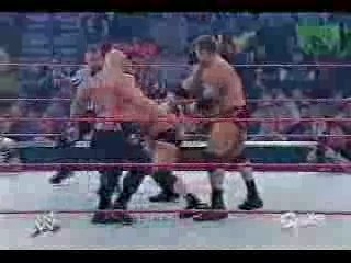 2004-01-19 -WWE Raw Goldberg vs Steiner vs Test