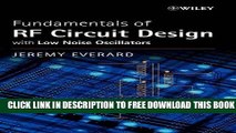 Collection Book Fundamentals of RF Circuit Design: with Low Noise Oscillators