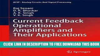 New Book Current Feedback Operational Amplifiers and Their Applications