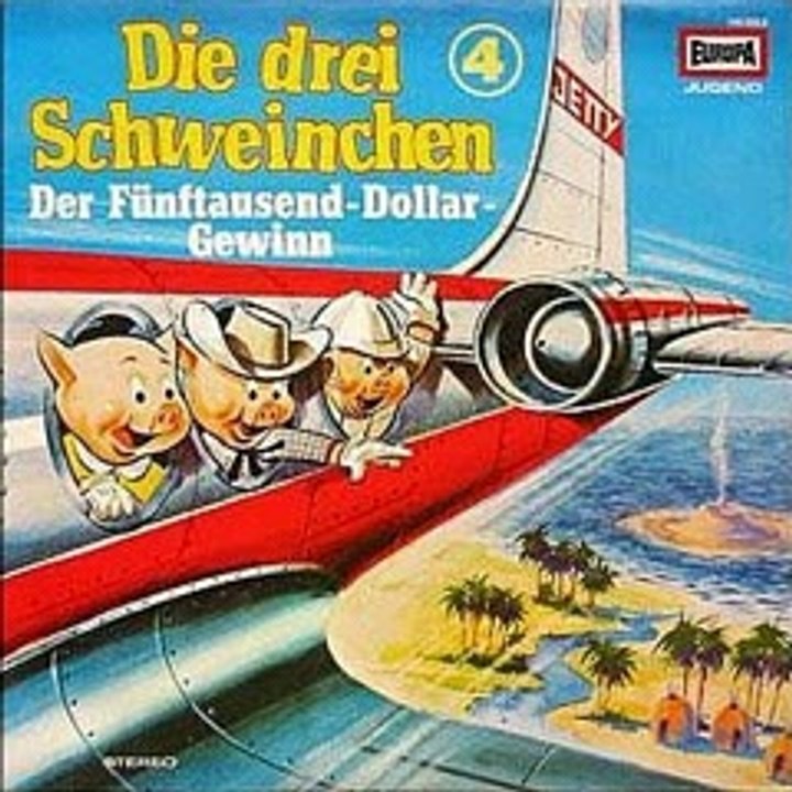 Die 3 Schweinchen Folge 4/4 - Der Fünftausend Dollar Gewinn ( Europa ) LP 1978 -  Alte Hörspiele by Thomas Krohn ♥ ♥ ♥