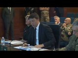 Roma - Renzi al Comando operativo interforze di Centocelle (11.08.16)