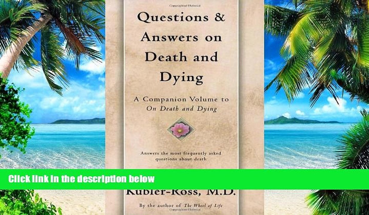 Big Deals  Questions and Answers on Death and Dying  Free Full Read Best Seller