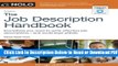 [Get] Job Description Handbook, The Free New