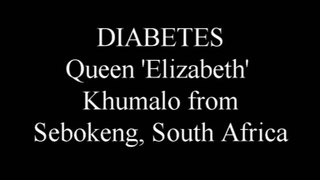 dxn@icon.co.za - suffered from Diabetes for 25 years. With DXN Ganotherapy in 1 month her problems are gone.