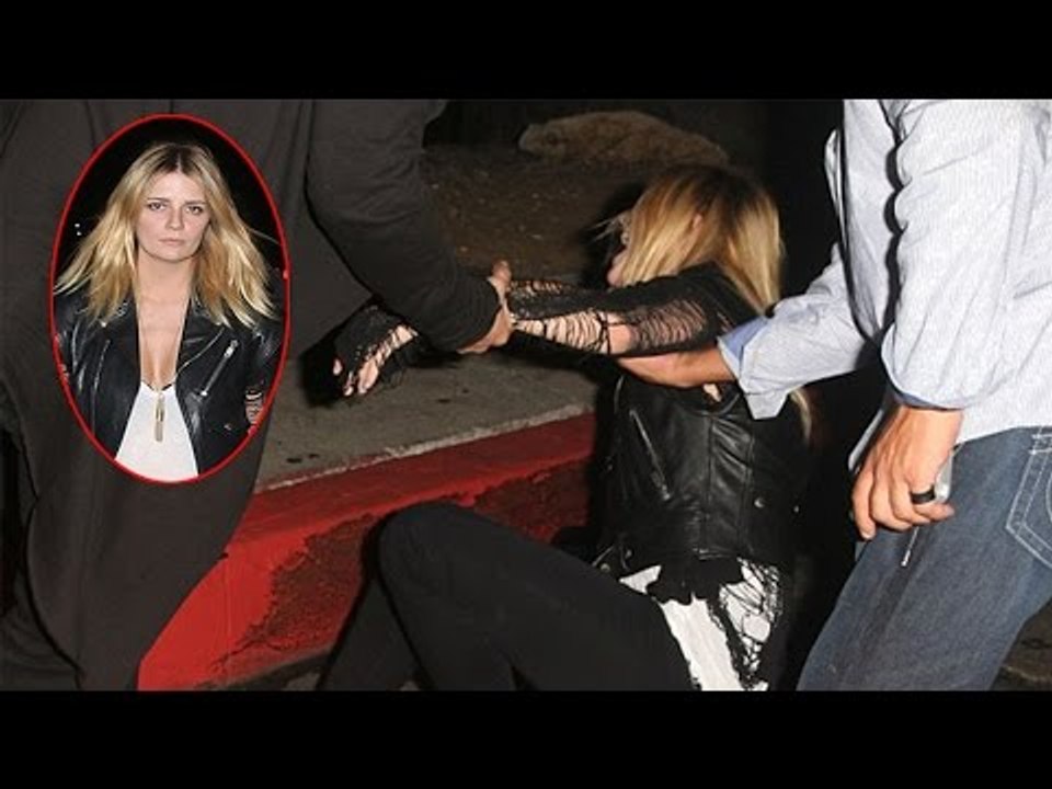 Mischa Barton Has A Public Fall During A Night Out