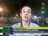 Brasil: ciudadanos en Río de Janeiro se movilizan contra impeachment