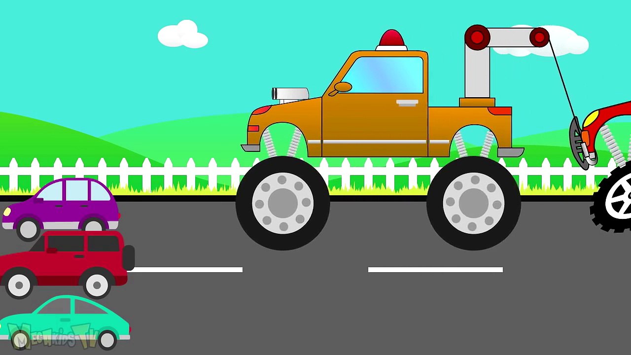 Trucks Compilation - Monster Trucks For Children - Mega Kids Tv