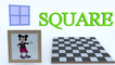 Learn shapes for kids - Square and Objects in Square shape - Learn to draw shapes for children