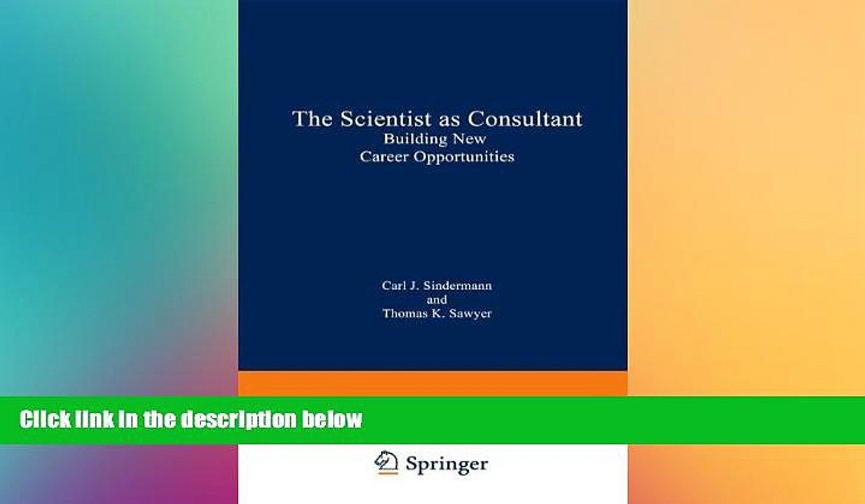 READ book  The Scientist as Consultant: Building New Career Opportunities  FREE BOOOK ONLINE