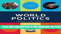 Collection Book World Politics: Interests, Interactions, Institutions