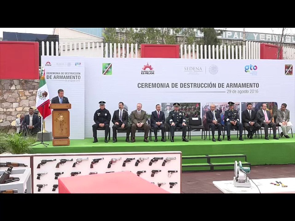 destruccion de armas