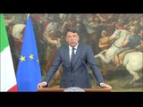 Roma - Terremoto nel centro Italia, dichiarazioni alla stampa di Renzi (24.08.16)