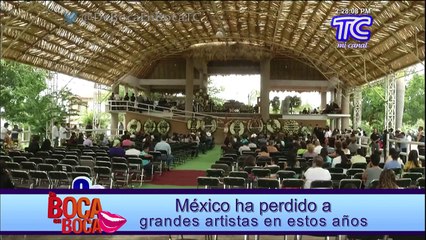 México ha perdido a grandes artistas en estos años
