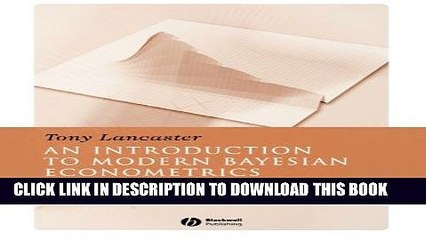 [PDF] Introduction to Modern Bayesian Econometrics Full Online