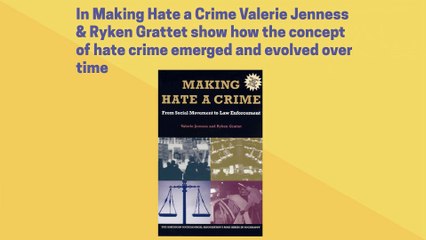 Valerie Jenness | Making Hate A Crime | UCI Professor