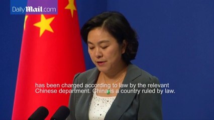 China announces charges against U.S. citizen for espionage