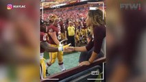 Redskins player and his girlfriend have adorable secret handshake